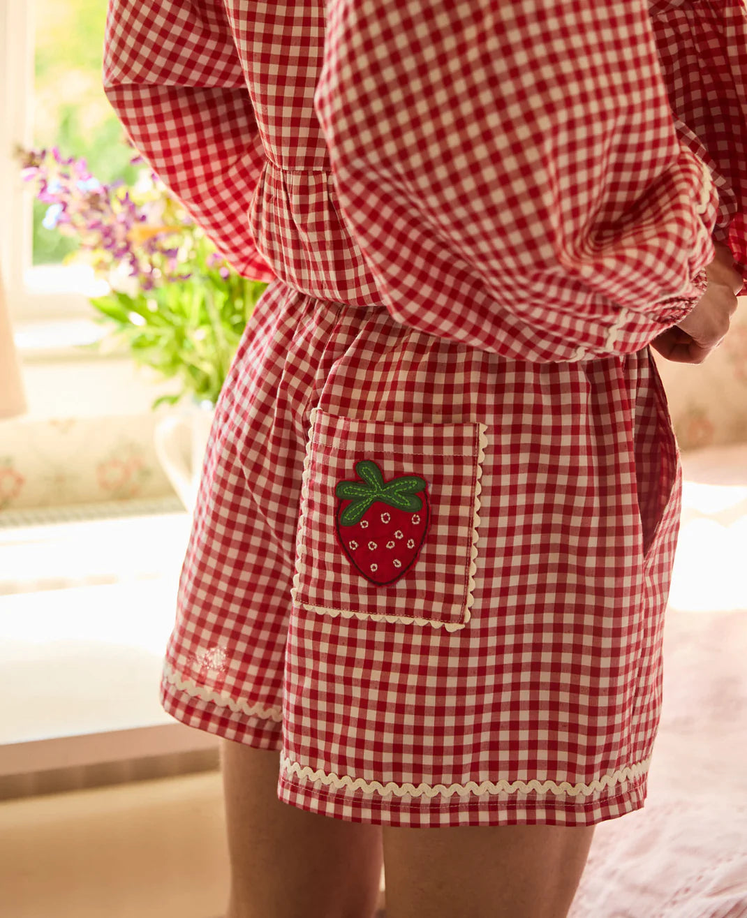 Sissel Edelbo Bobbie Shorts Red Checks