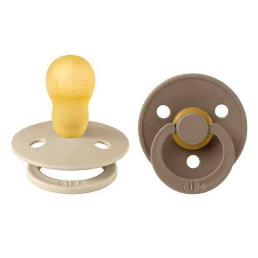 BIBS Colour 2-pack GLOW Vanilla / Dark Oak Latex Sutter