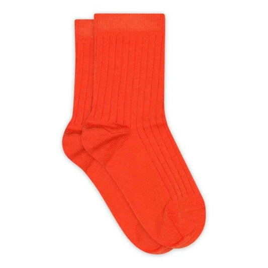 MP Strømper Cotton Rib Orange