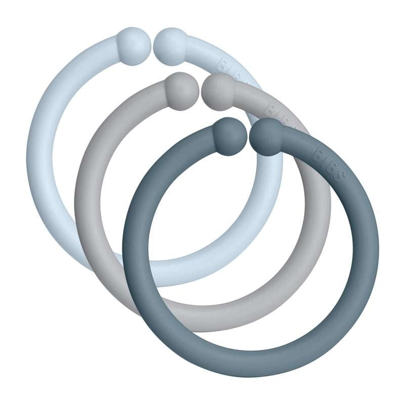 BIBS Loops 12 pack Baby Blue/Cloud/Petrol