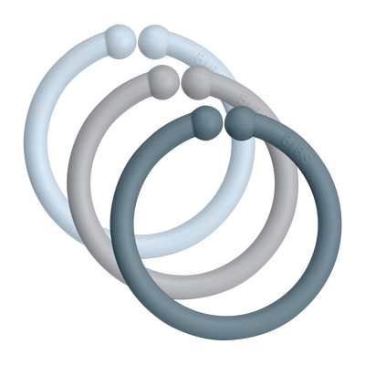 BIBS Loops 12 pack Baby Blue/Cloud/Petrol