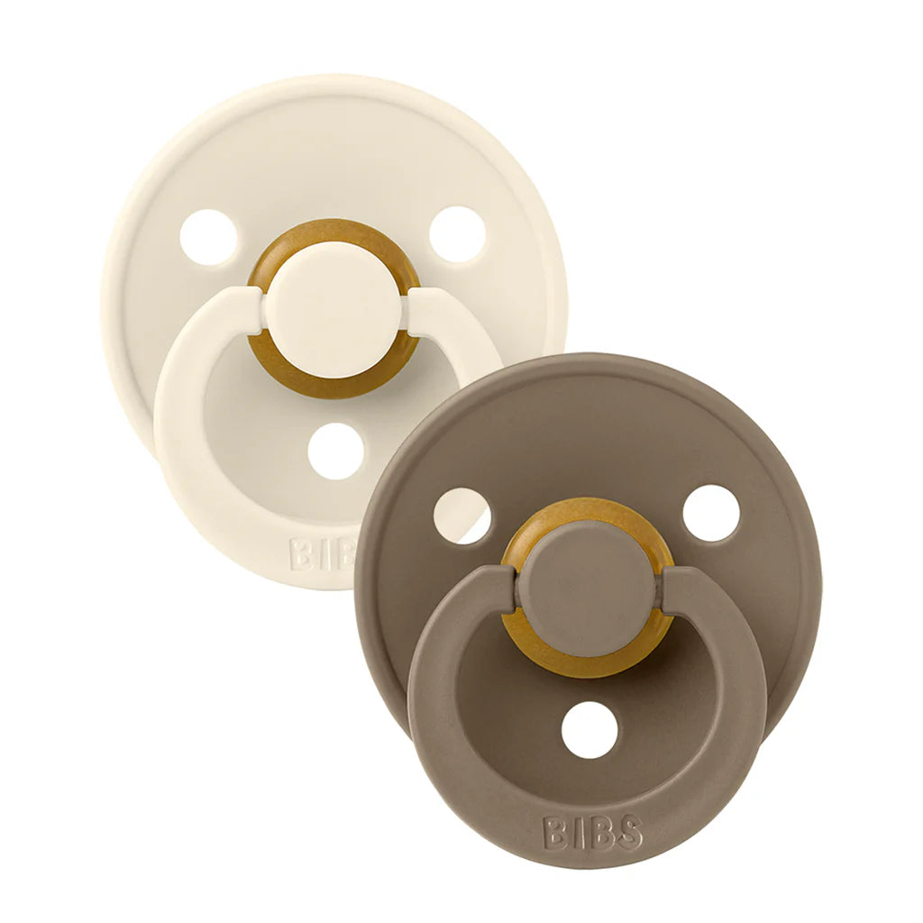 BIBS Sutter Ivory / Dark Oak Latex  2-pack