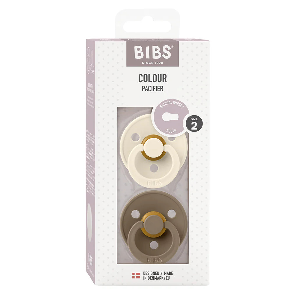 BIBS Sutter Ivory / Dark Oak Latex  2-pack