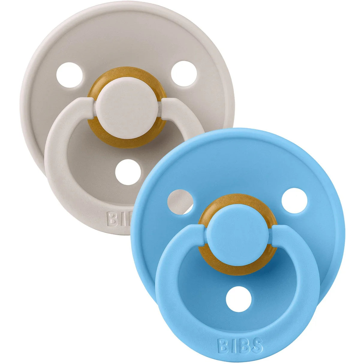 BIBS Sutter Latex Colour Mushroom/Breeze 2 pack