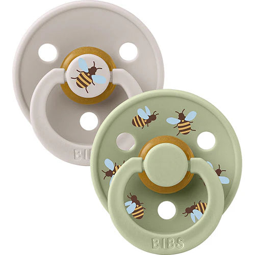 BIBS Sutter Latex Bumblebee Mushroom Mix 2 pack