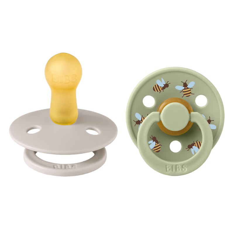 BIBS Sutter Latex Bumblebee Mushroom Mix 2 pack