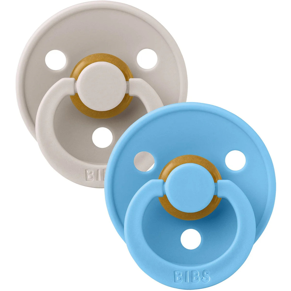 BIBS Sutter Latex Colour Mushroom/Breeze 2 pack
