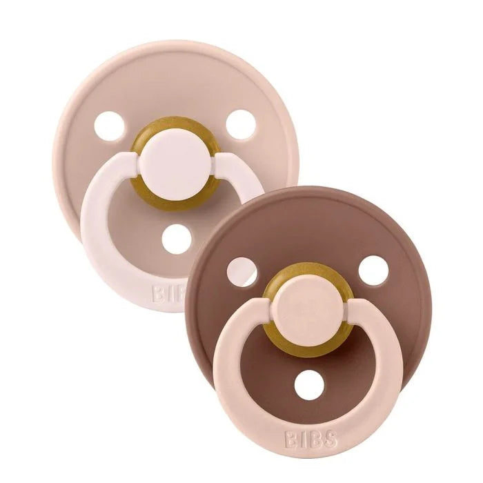 BIBS Sutter Latex Fusion Blush / Woodchuck 2 pack