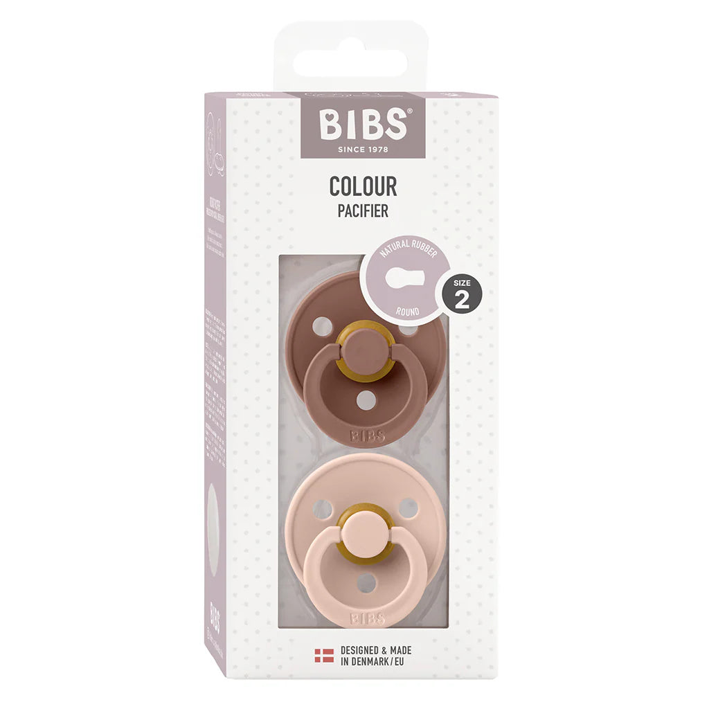 BIBS Sutter Latex Fusion Blush / Woodchuck 2 pack