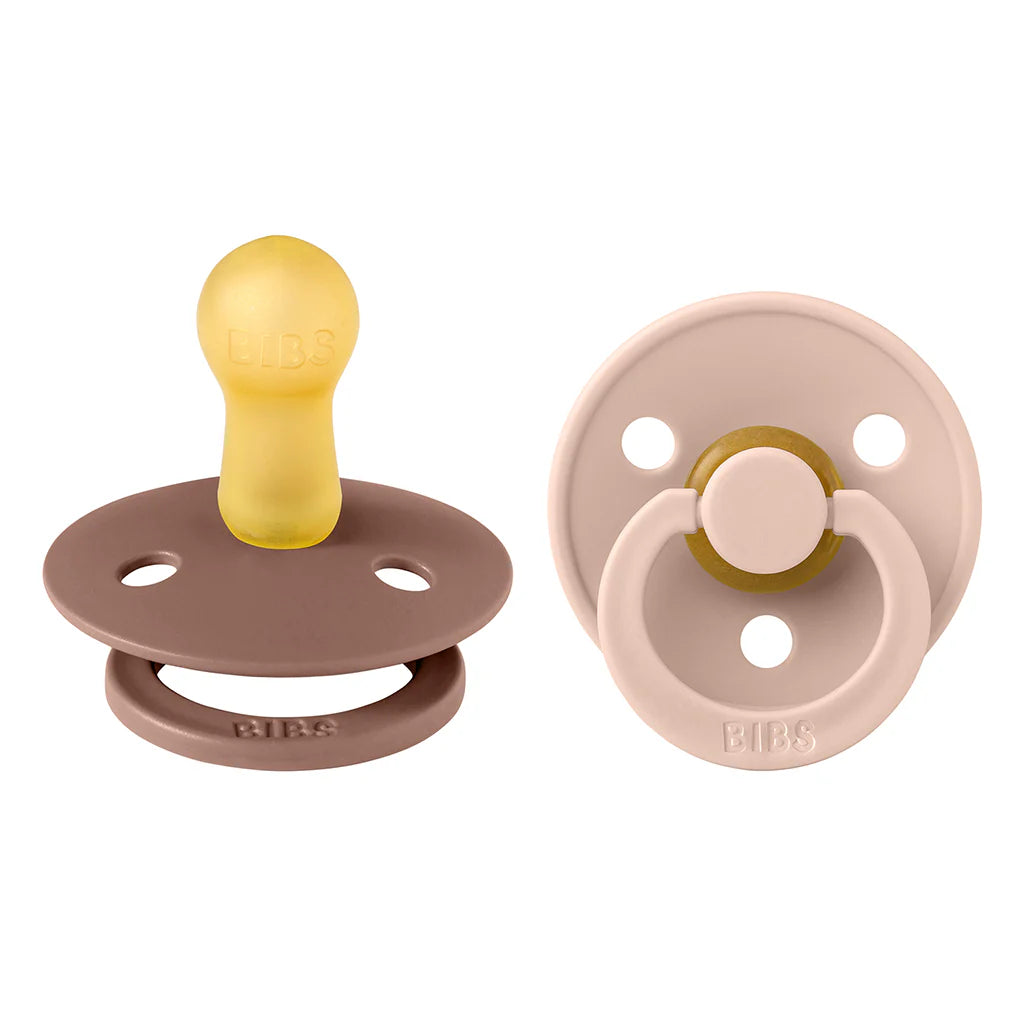 BIBS Sutter Latex Fusion Blush / Woodchuck 2 pack