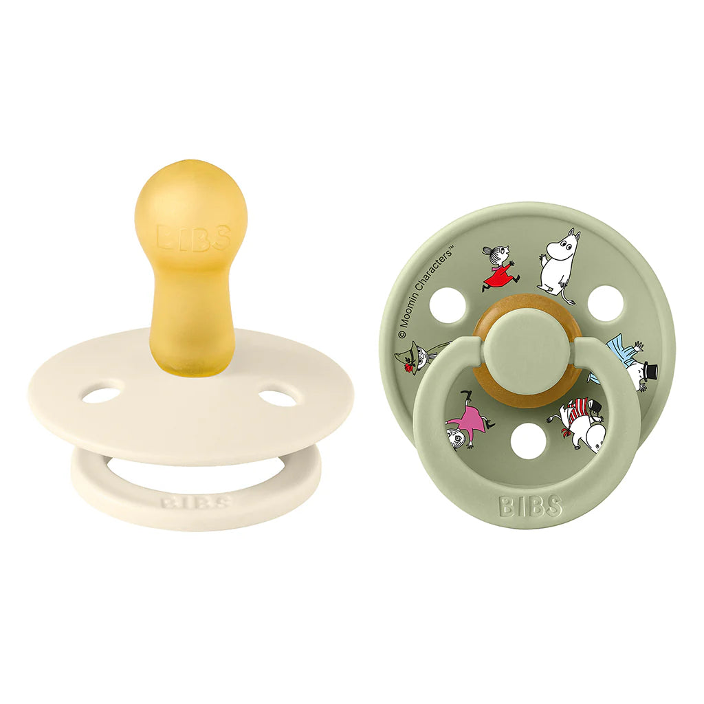 BIBS Sutter Latex Moomin Friends Ivory Mix 2 pack