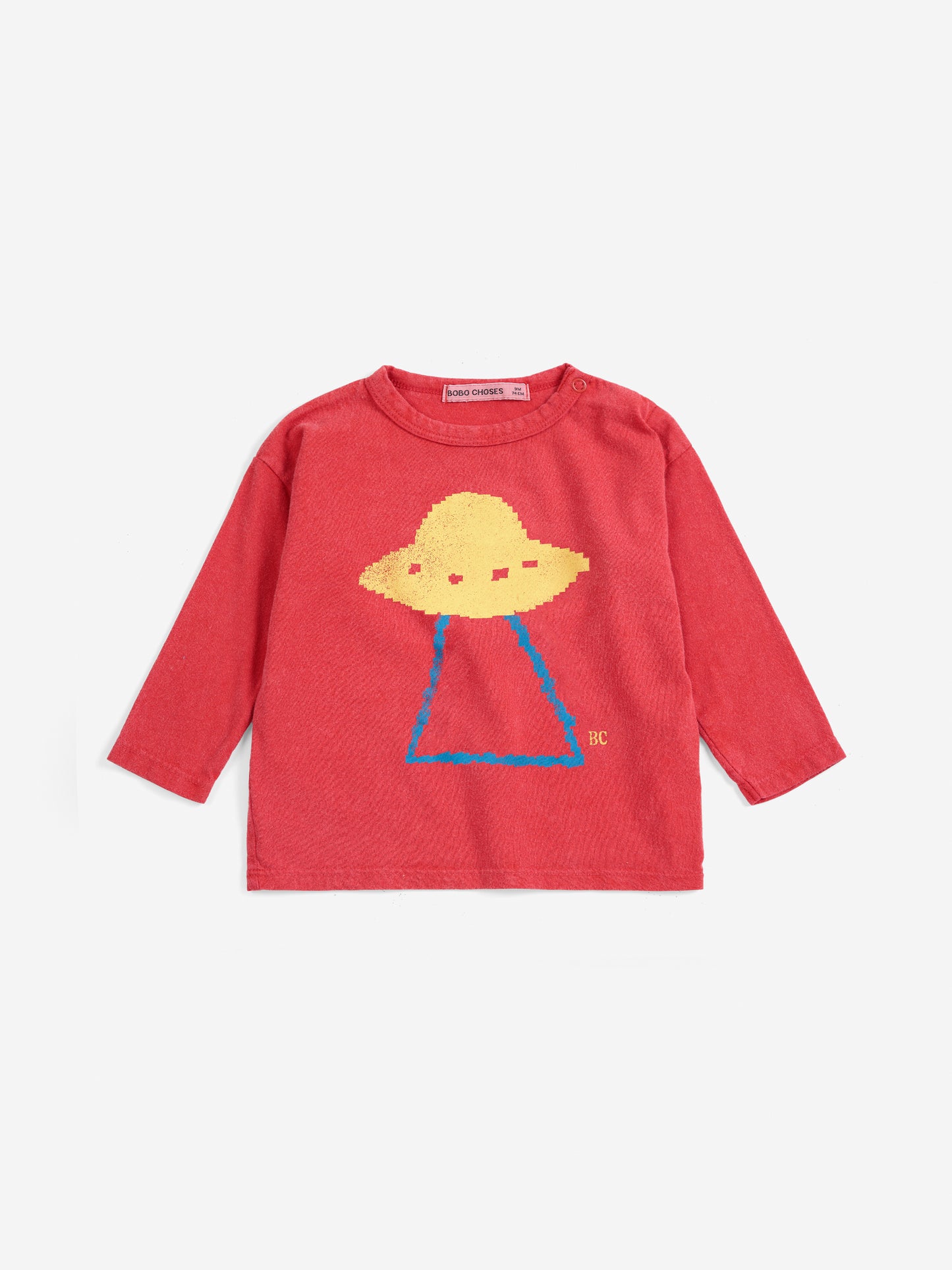 Bobo Choses Bluse Pixel Abduction Red