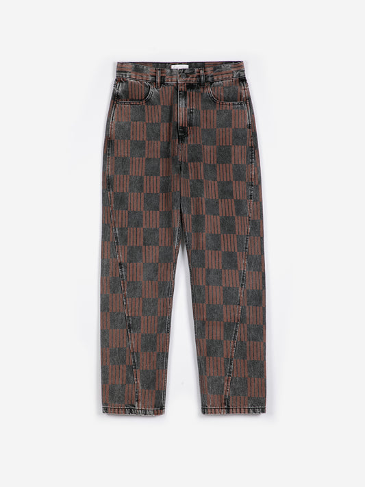 Bobo Choses Bukser Almost Moiré All Over Mom Fit