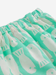 Bobo Choses Lucky Fish All Over Woven Pants Light Green