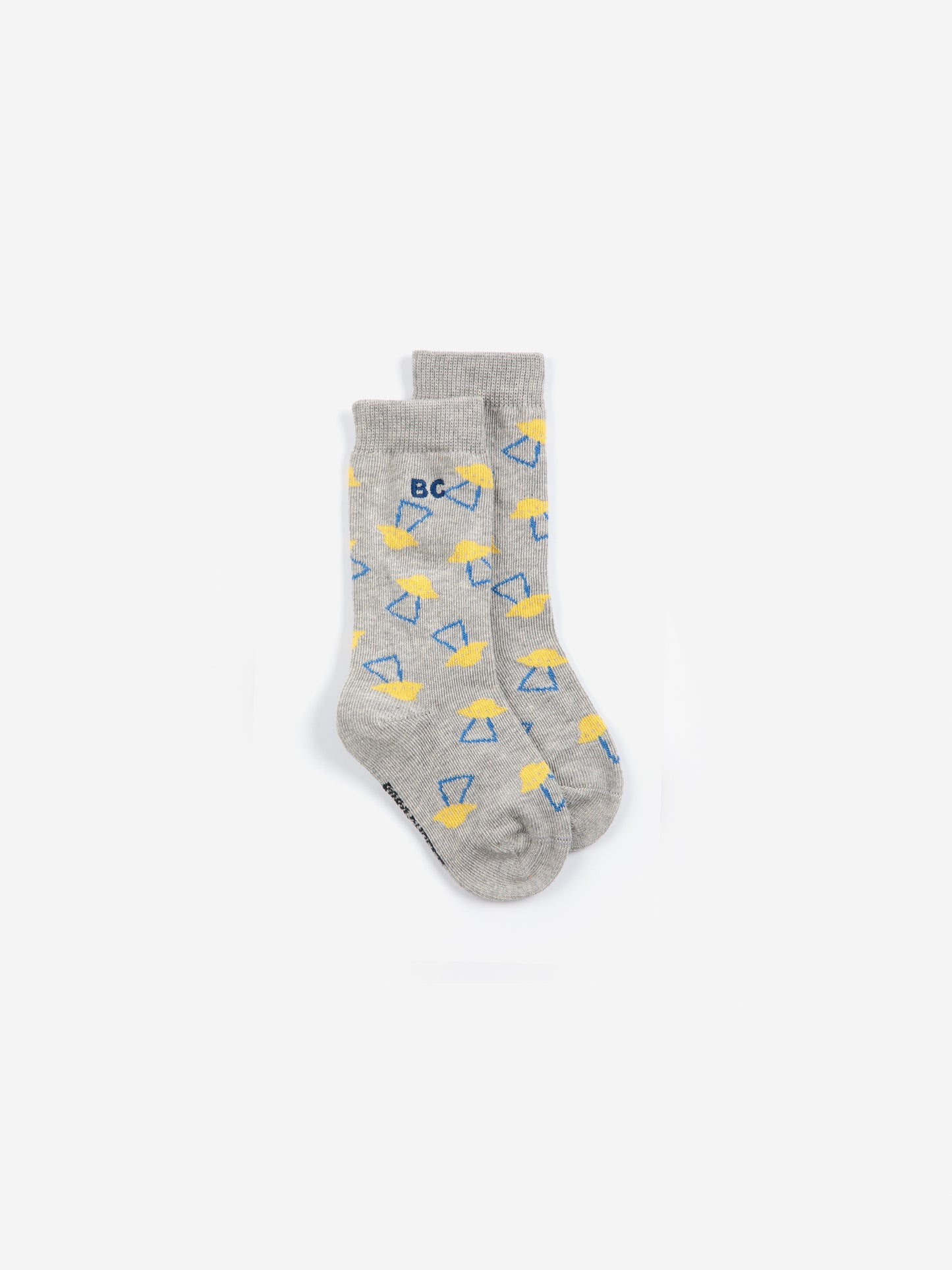 Bobo Choses Strømper Baby Pixel Abduction Heather Grey