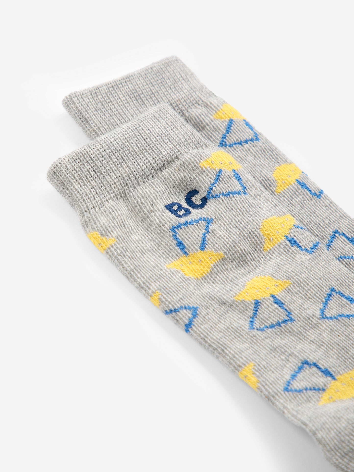 Bobo Choses Strømper Baby Pixel Abduction Heather Grey