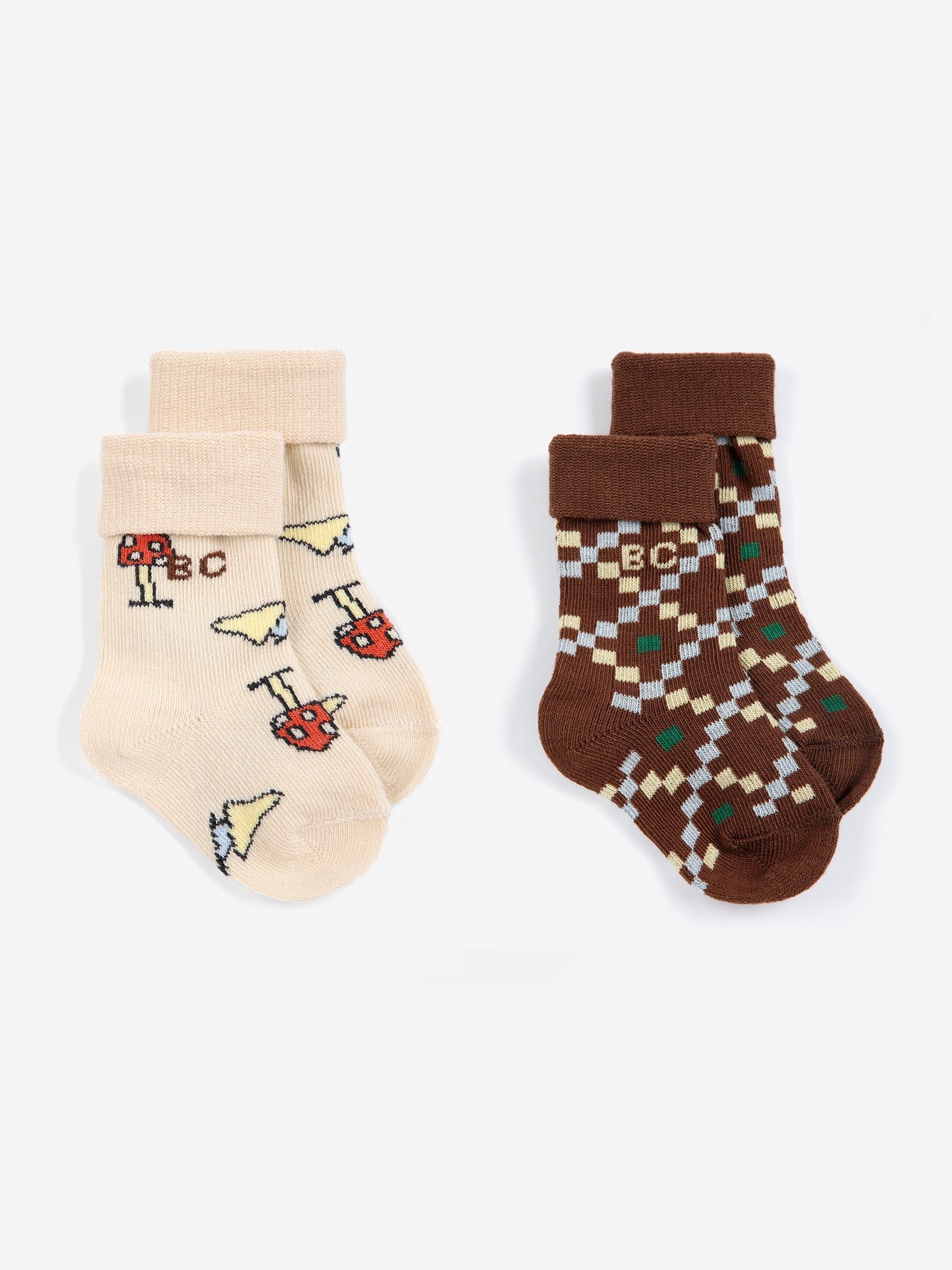 Bobo Choses Strømper 2 Pack Mush Monster