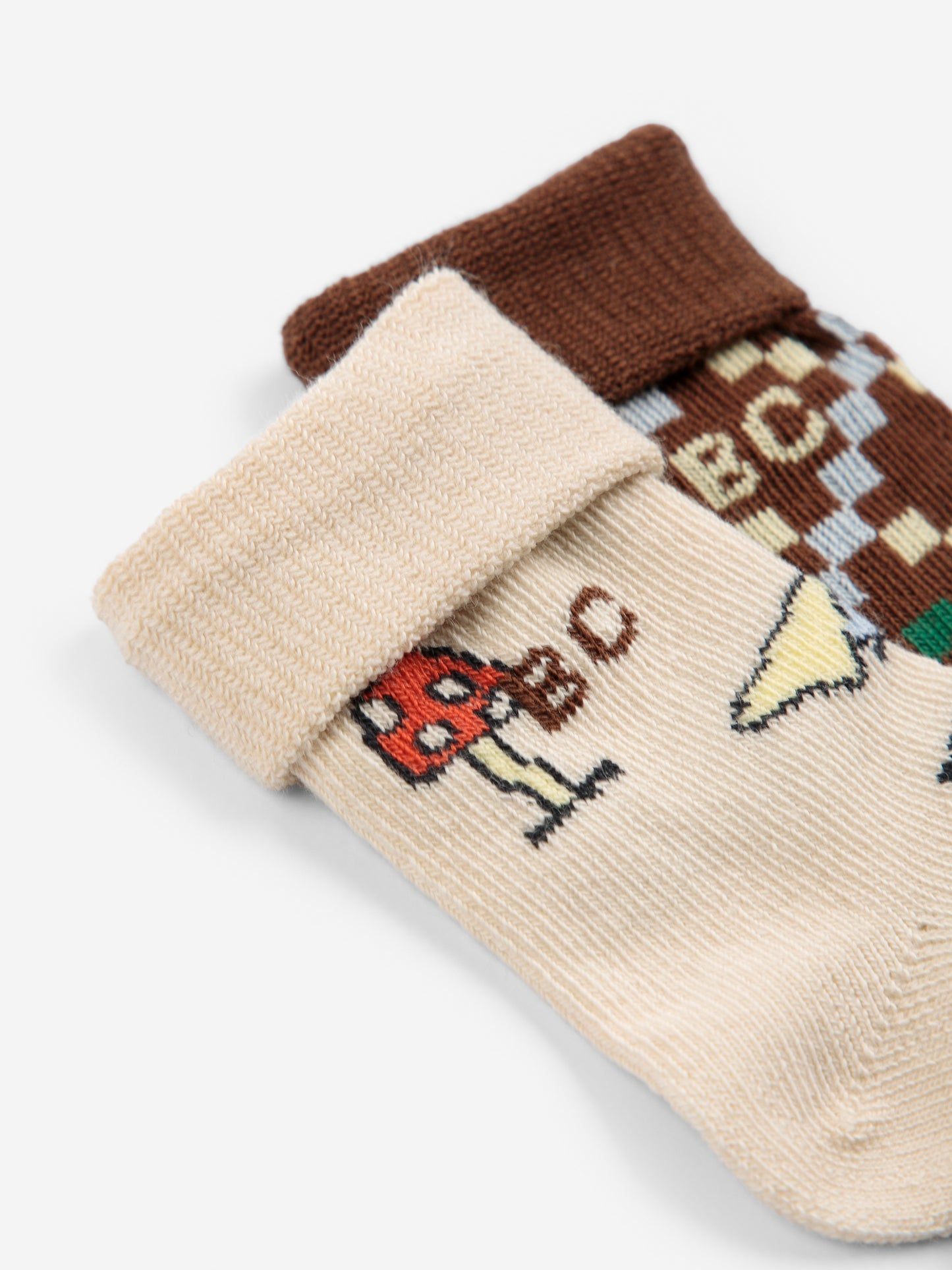 Bobo Choses Strømper 2 Pack Mush Monster