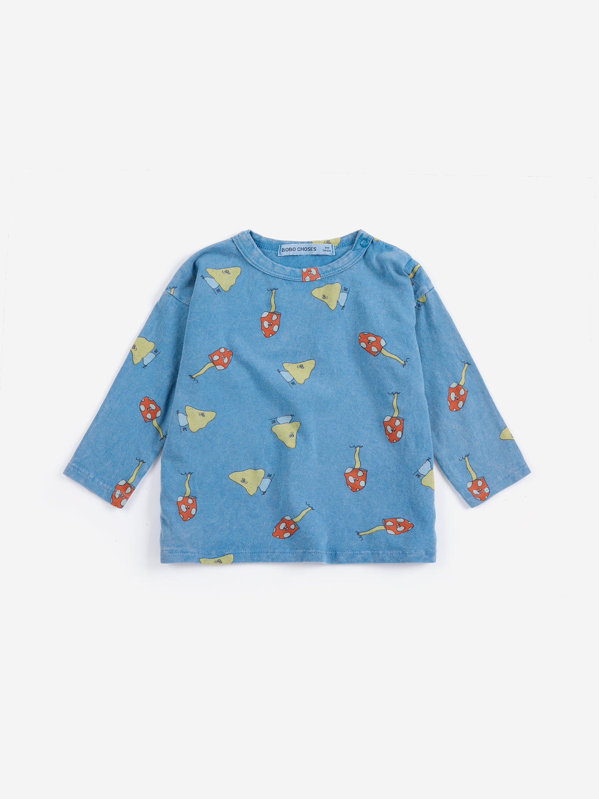 Bobo Choses Bluse Mush Monster Duo All Over