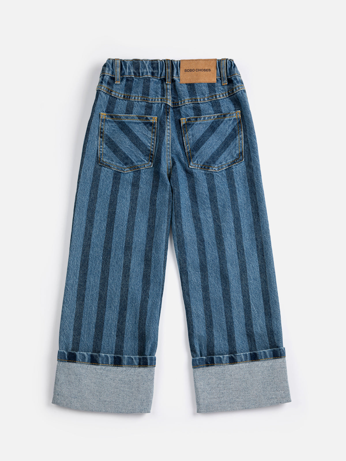 Bobo Choses Bukser Pickles The Dog Blå Stribet Denim
