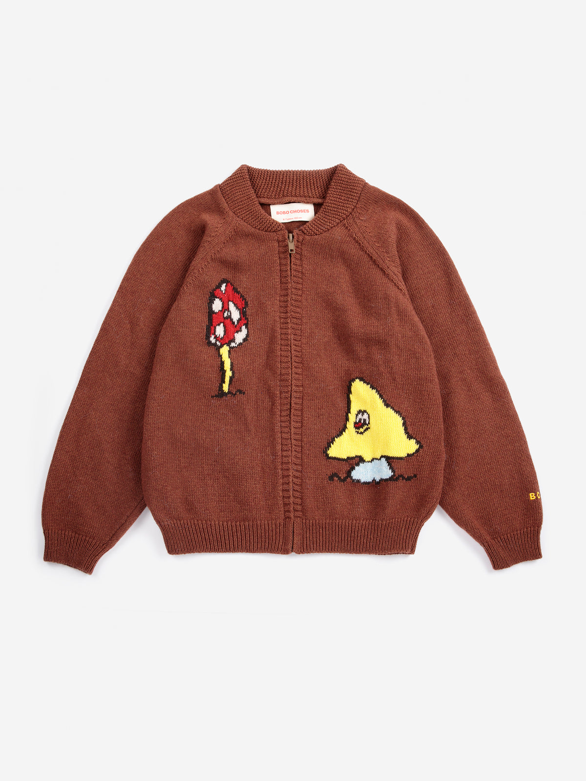 Bobo Choses Cardigan m. Lynlås Mush Monster