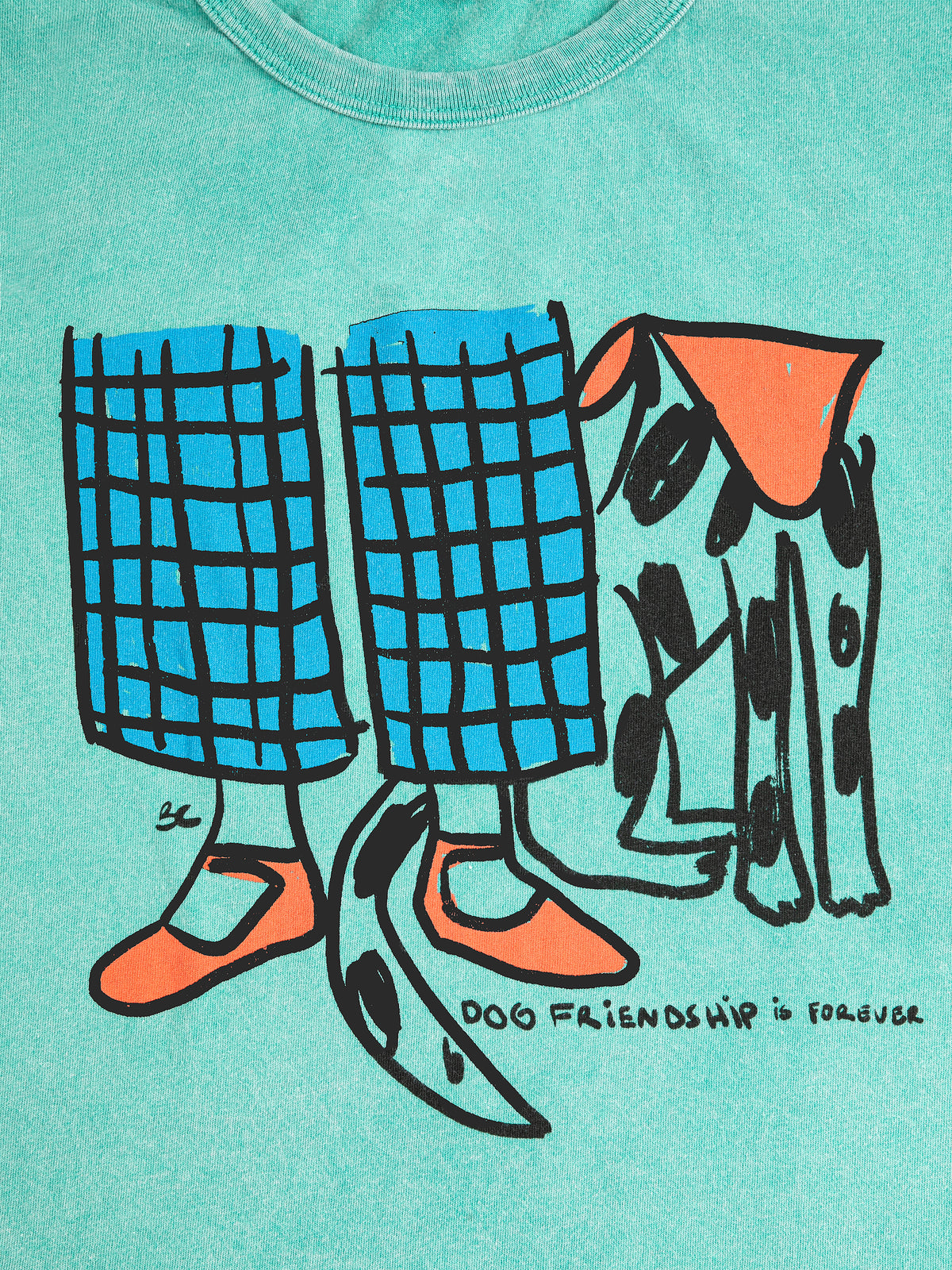 Bobo Choses T-Shirt Dog Friendship Grøn
