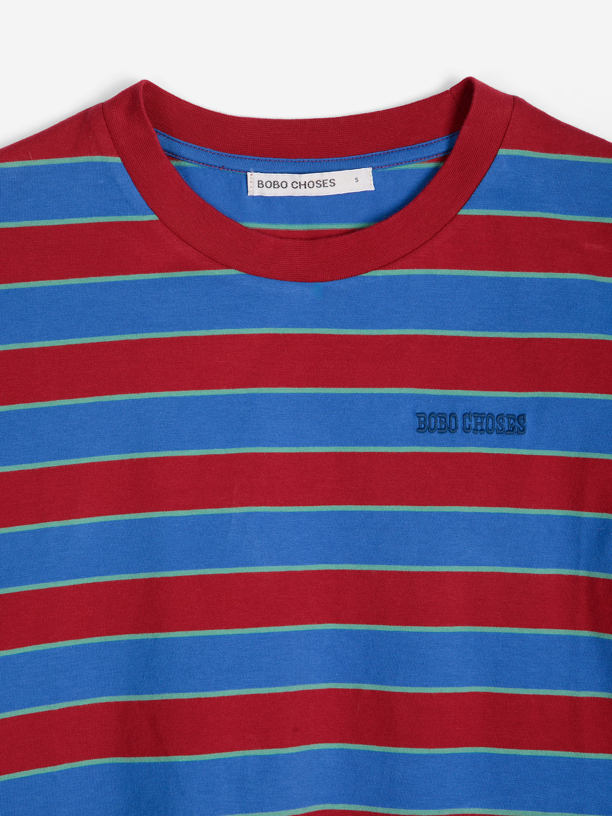 Bobo Choses T-shirt Striped Cropped
