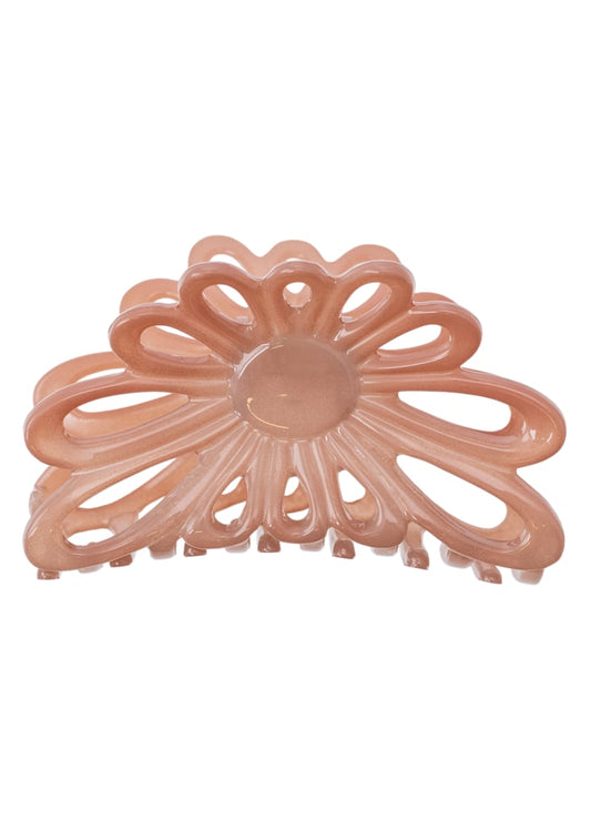 Bon Dep Hårklemme Blomst Pink