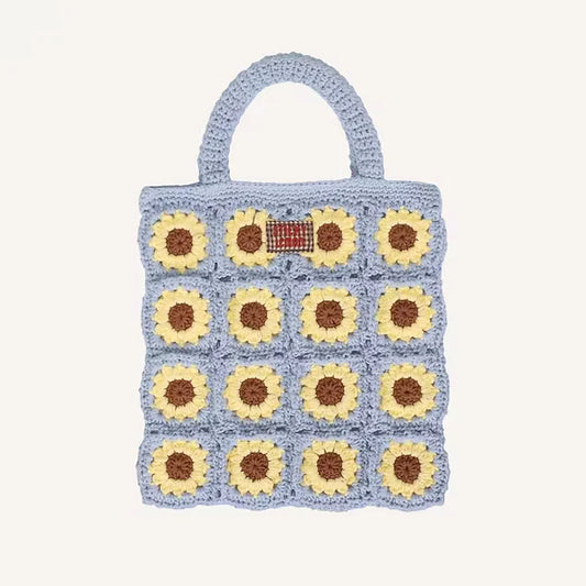 Sticky Lemon Hæklet Taske Pileblomst