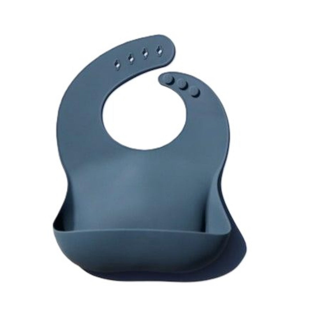 DANSKK Bib Blue Grey
