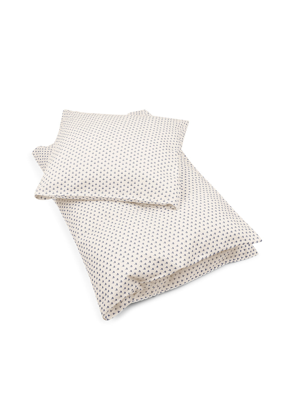 FANGA Sengetøj Bellini Baby Punto Blu GOTS