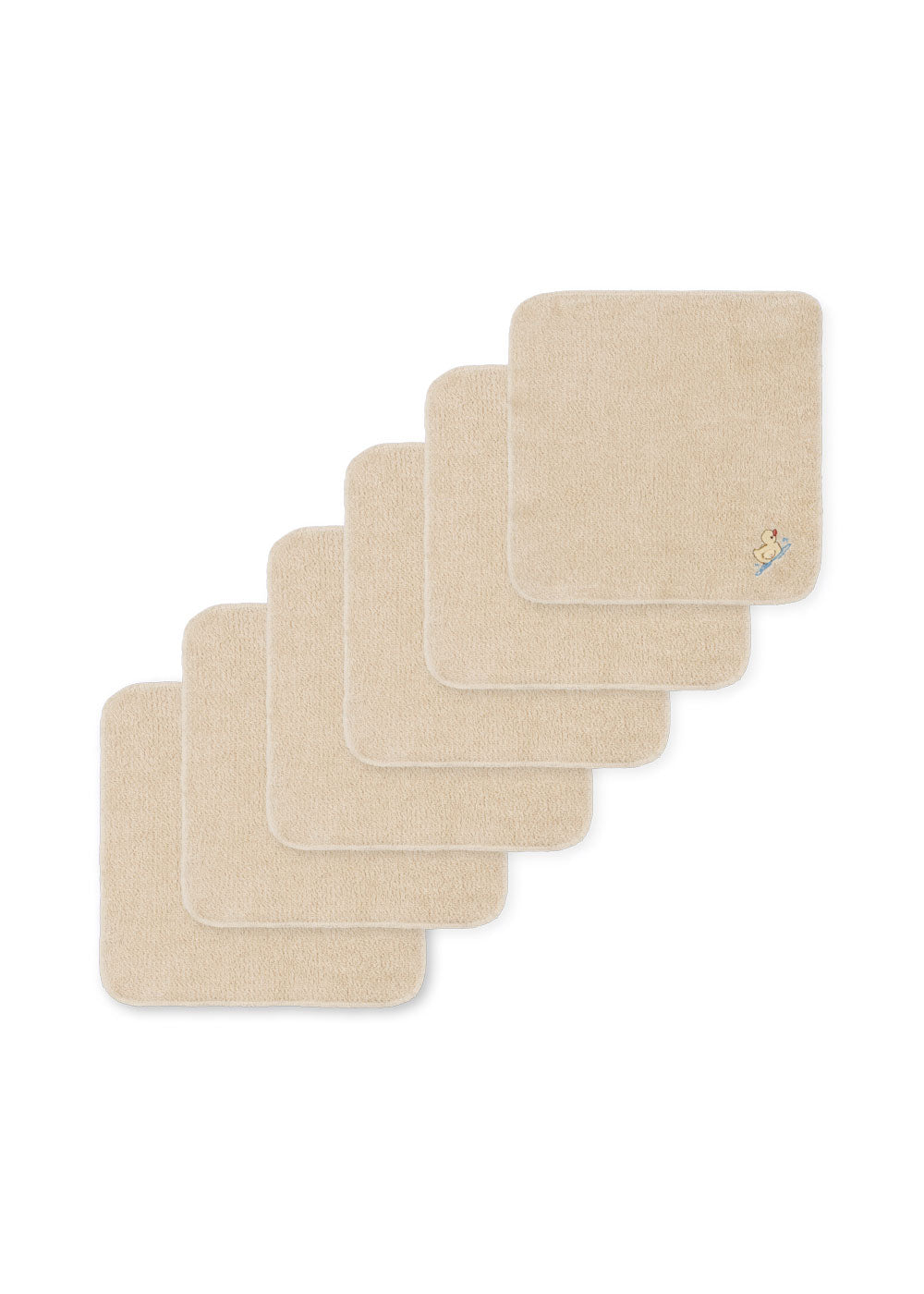 FANGA Vaskeklude GOTS Figo 6 stk. Antique White