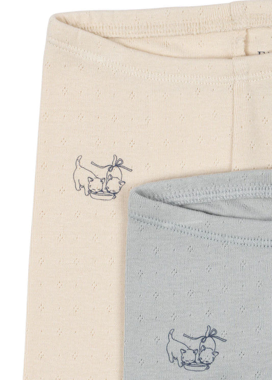 Fanga Leggings Perla Buttercream Pearl Blue 2 Pack