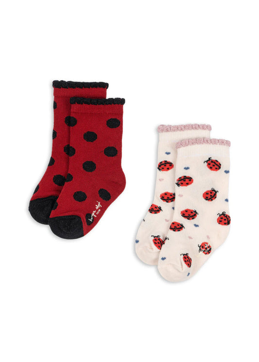 Fanga strømper Ladybug 2Pack