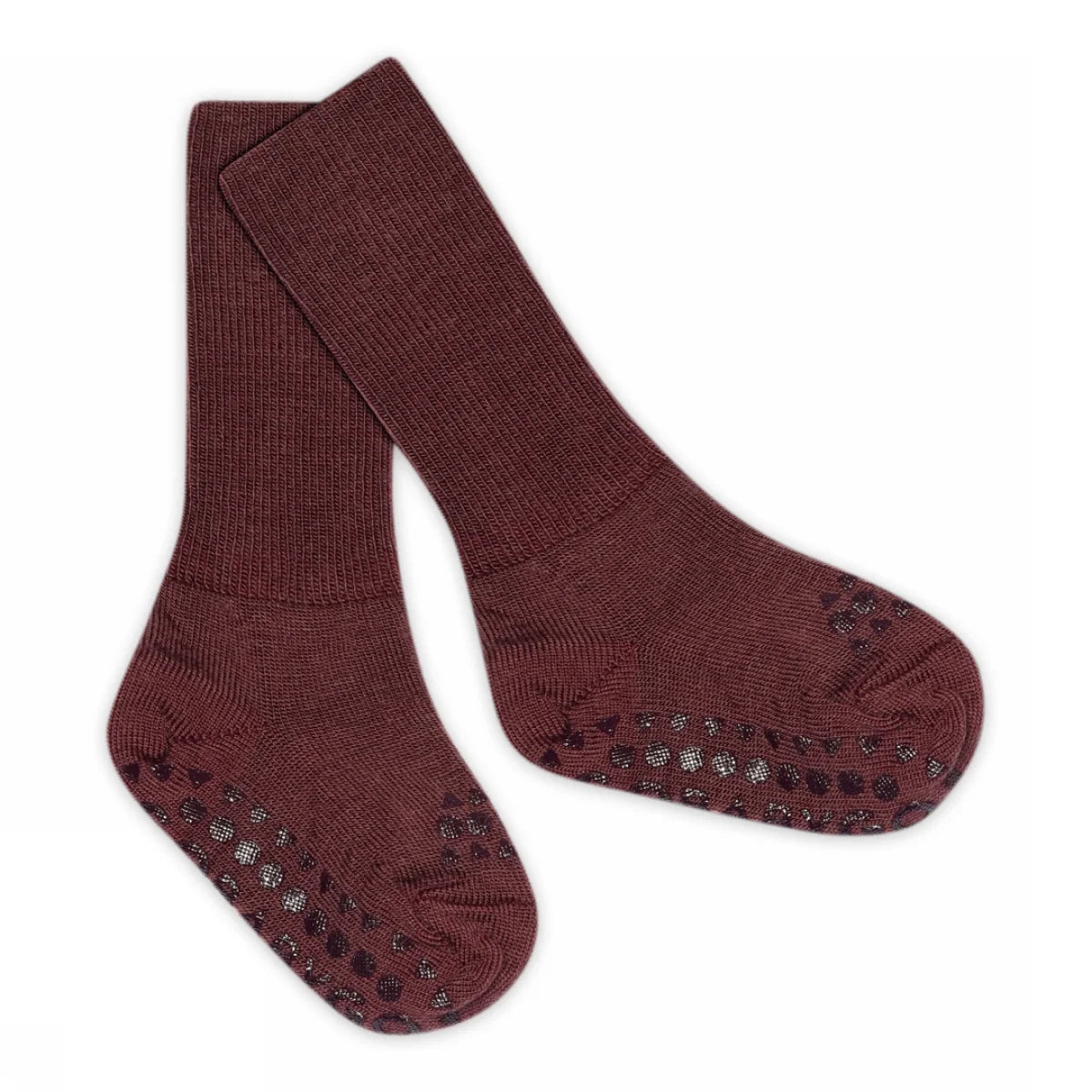 GoBabyGo Skridsikre strømper Merino Grape Skin