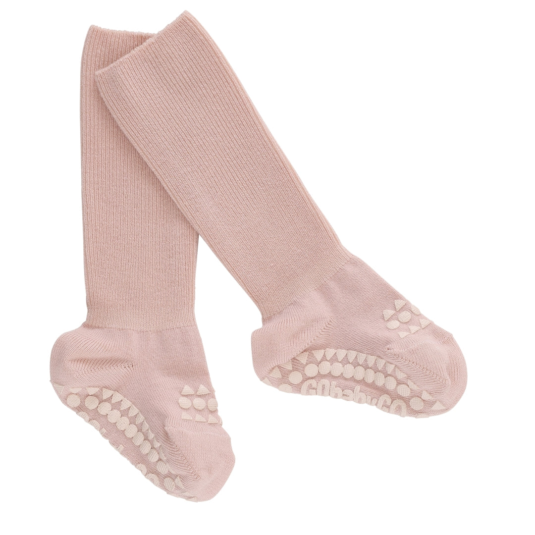 GoBabyGo Skridsikre Strømper Bambus Soft Pink