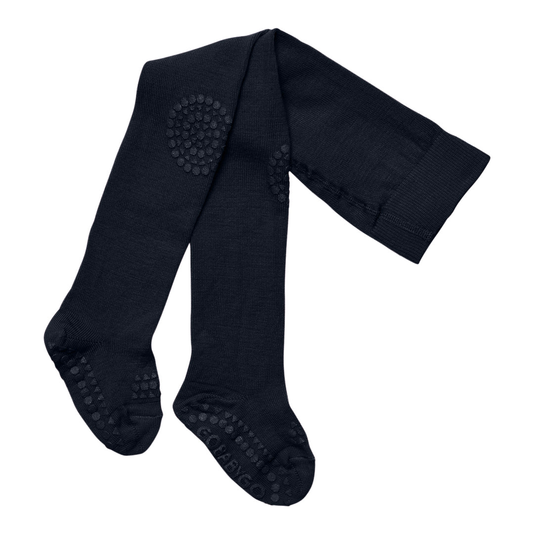 GoBabyGo Kravle Strømpebukser Bambus Dark Blue