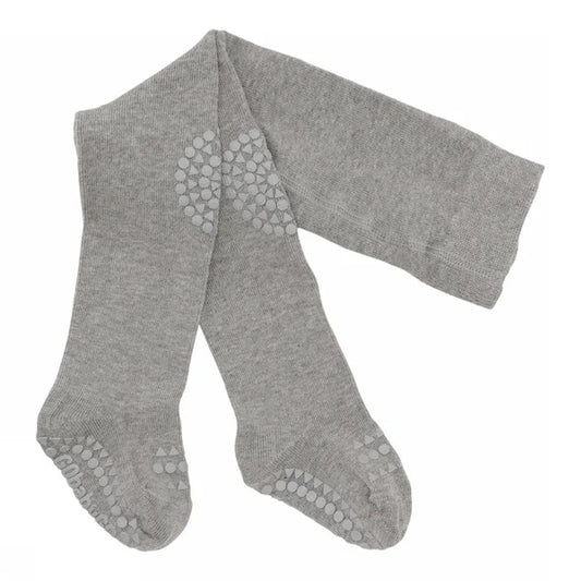 GoBabyGo Kravle Strømpebukser Bambus Grey melange