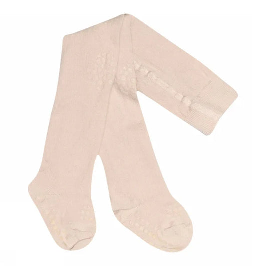 GoBabyGo Kravle Strømpebukser Merino Uld Rose Dust