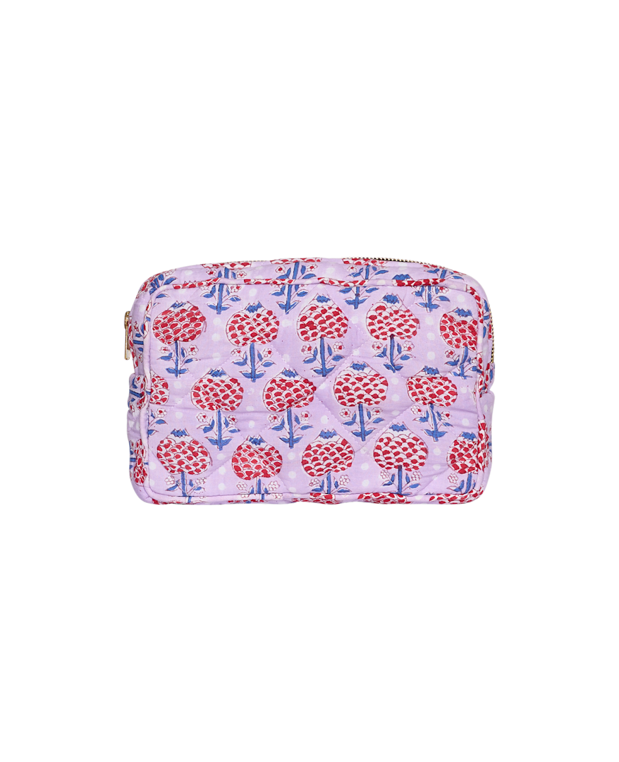 Sissel Edelbo Julie Cosmetic Bag Purple Flower