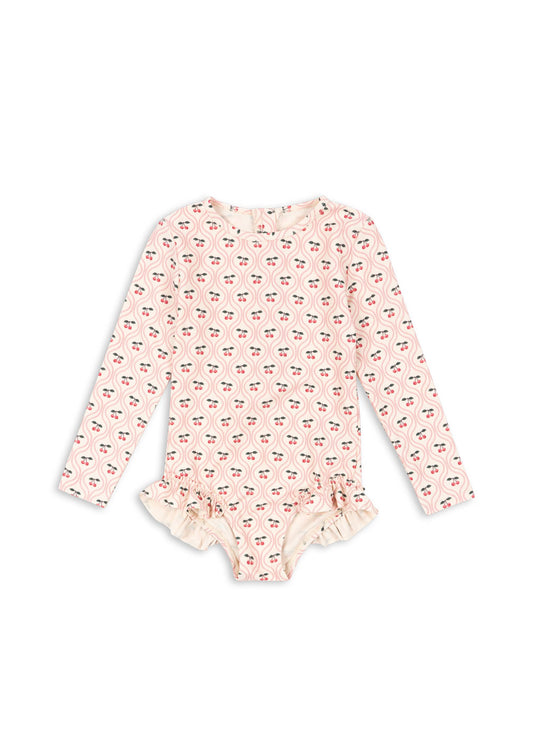 Konges Sløjd Badedragt LÆ Merle Cherry Pink Motif GRS