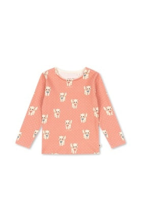 Konges Sløjd Bluse Ella GOTS Ciao Miao Rose