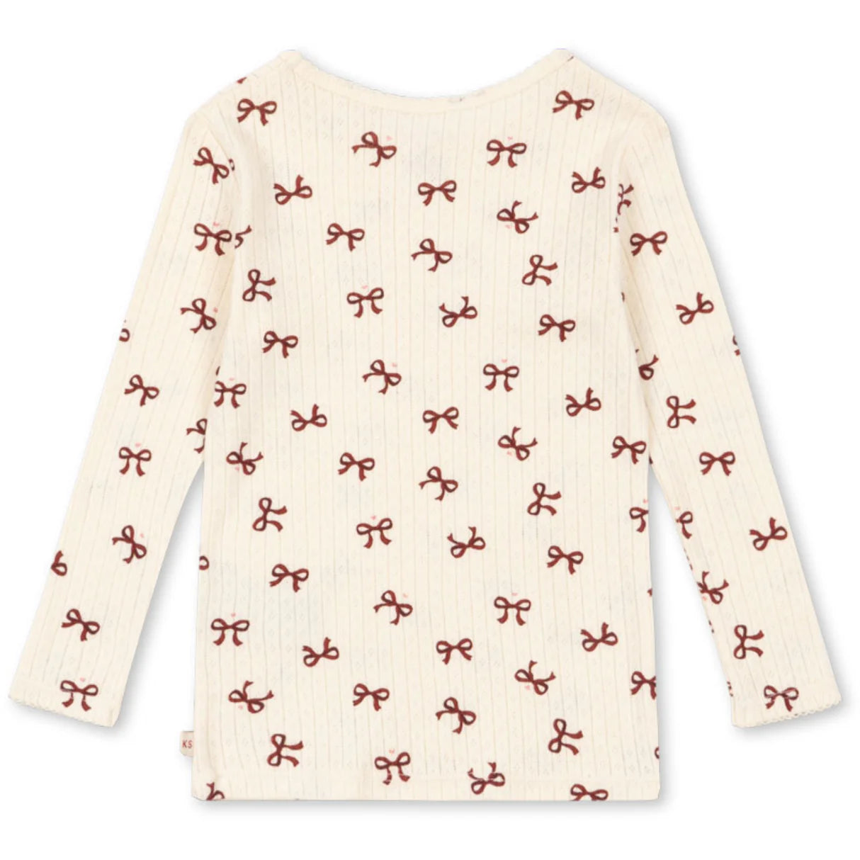 Konges Sløjd Bluse Minnie Bow Rouge GOTS