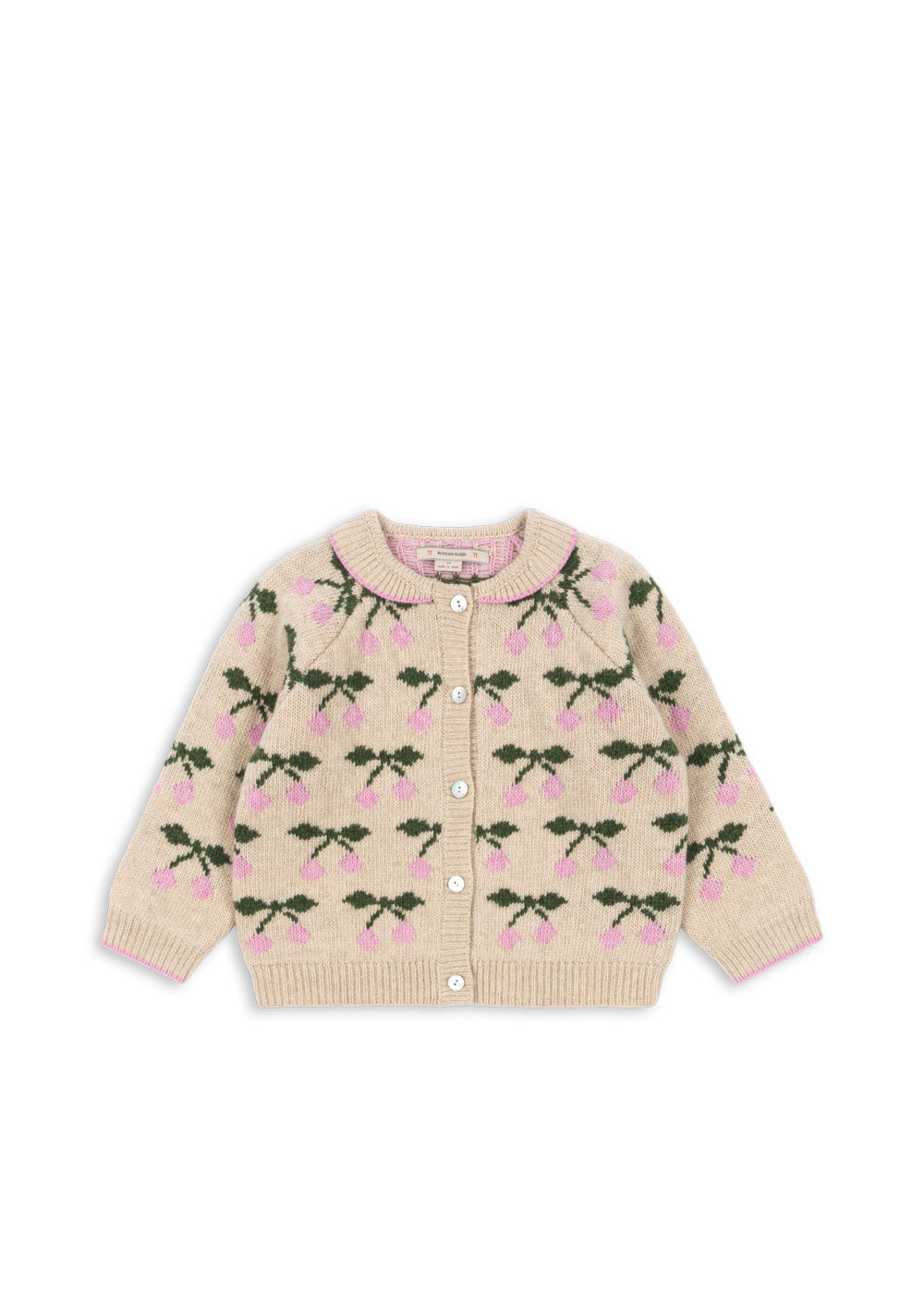 Konges Sløjd Cardigan Belou Knit Collar Cherry