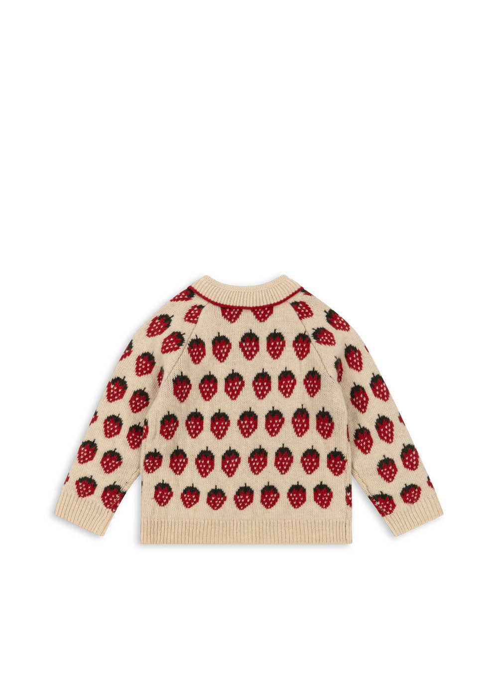 Konges Sløjd Cardigan Belou Knit Collar Strawberry