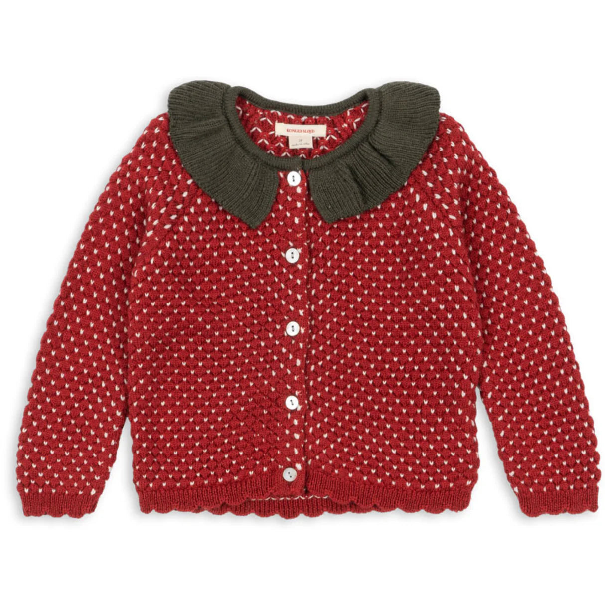 Konges Sløjd Cardigan Strawberry Barbados Cherry