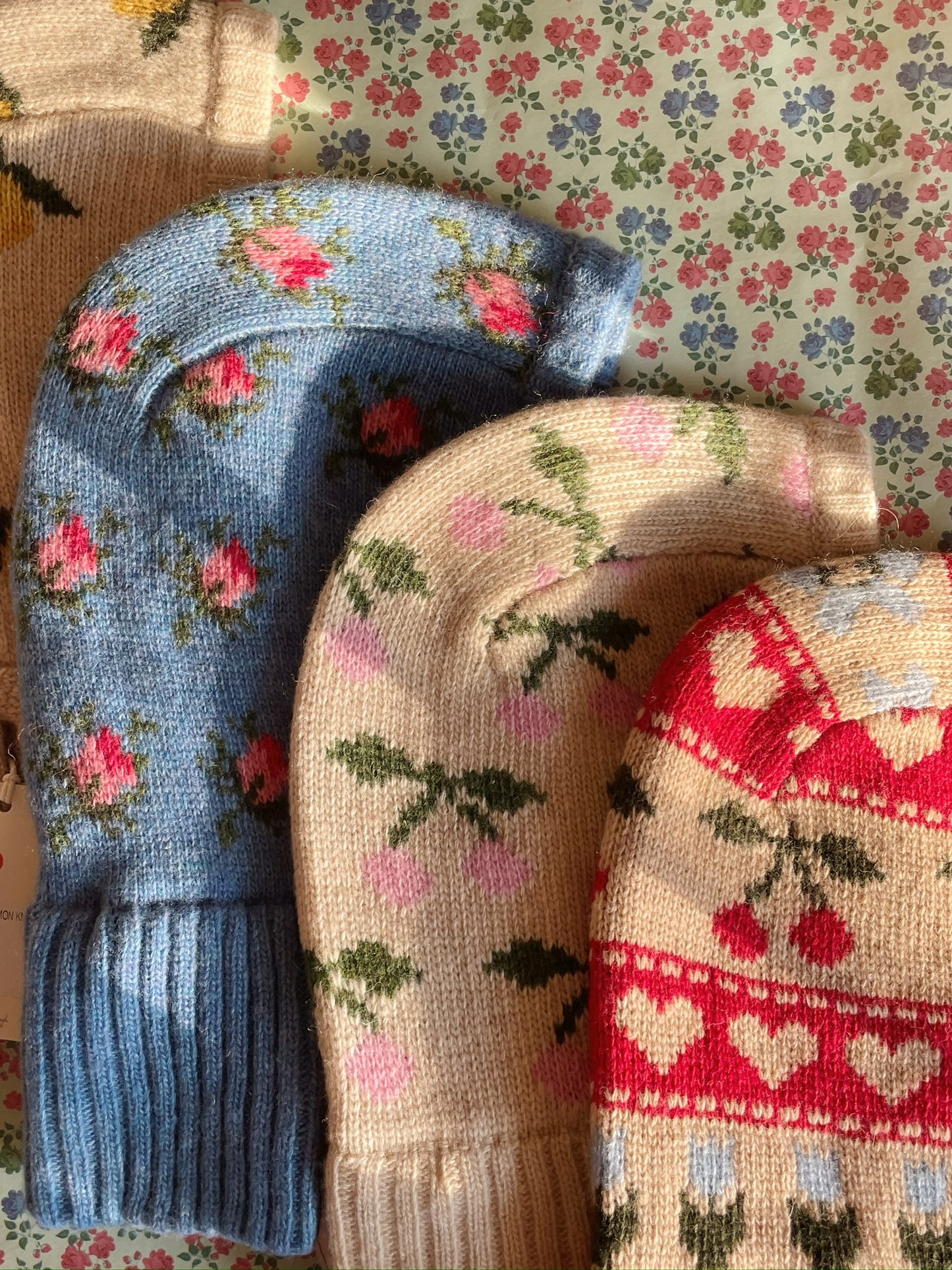 Konges Sløjd Elefanthue Belou Knit Cherry
