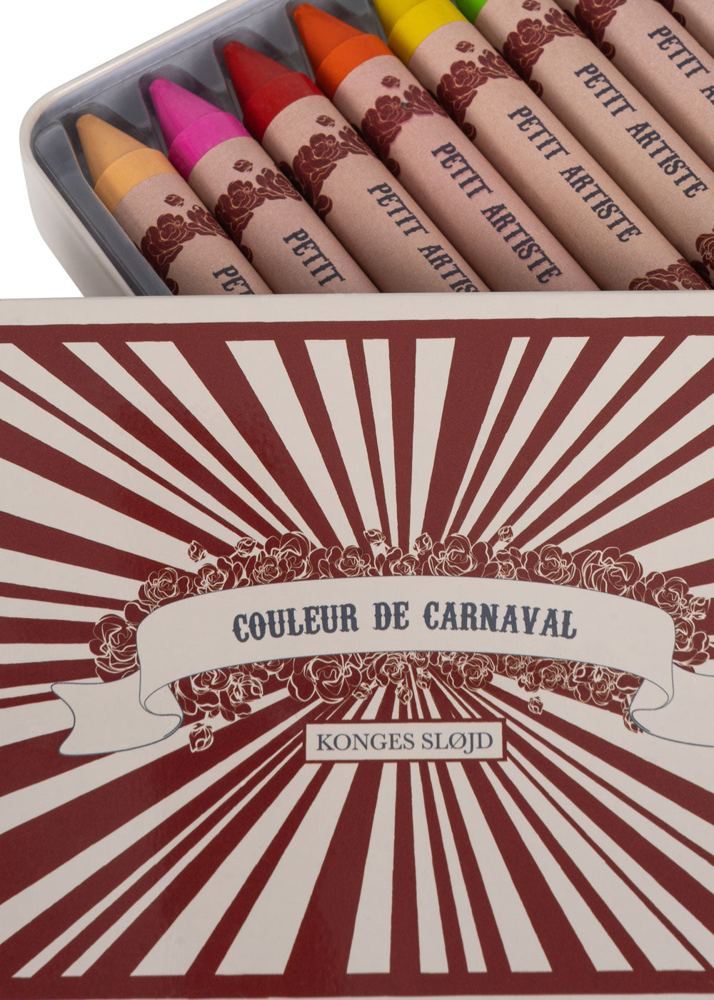 Konges Sløjd Farvekridt Bivoks 10 stk.