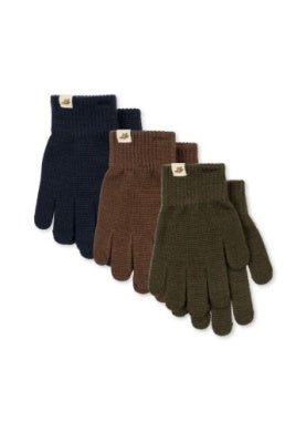 Konges Sløjd Handsker Filla 3 Pack Forest Mix