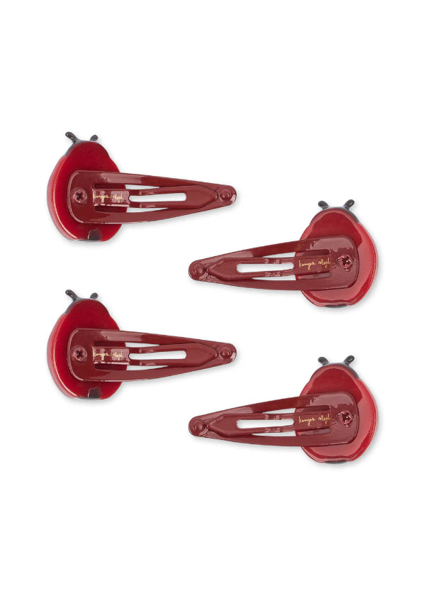 Konges Sløjd Hår Ladybug 4 pack